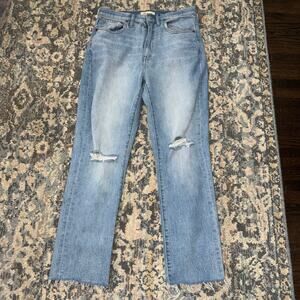 Madewell The High-Rise Slim Boyjean- Size 28